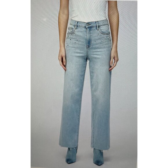 Hidden Logan High-Rise Dad Jeans Size 24 With Rhinestone - Picture 3 of 16